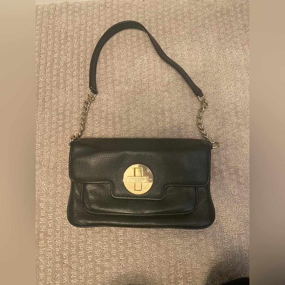 LIKE NEW black Kate spade evening bag